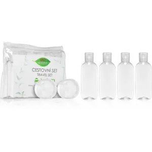 Bione Cosmetics Cestovná sada naplniteľných fľaštičiek na kozmetiku 6 ks