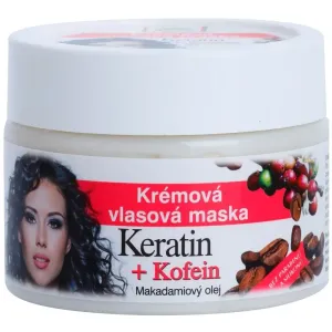 Bione cosmetics Maska na vlasy Regeneračná krémová keratin + kofeín 260ml