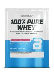 BiotechUSA 100% Pure Whey - malinový cheesecake 28 g