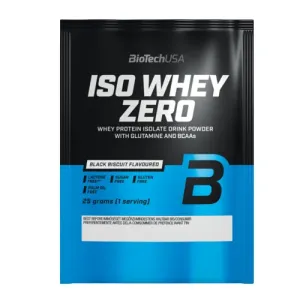 BiotechUSA Iso Whey Zero, black biscuit 25 g