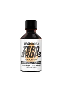 BiotechUSA Ochucovacie kvapky Zero Drops, cookies cream 50 ml