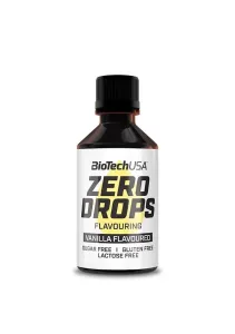BiotechUSA Ochucovacie kvapky Zero Drops Vanilka 50 ml