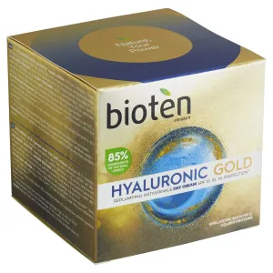 Bioten Hyaluronic Gold Replumping Antiwrinkle Day Cream SPF10 50 ml denný pleťový krém pre ženy proti vráskam