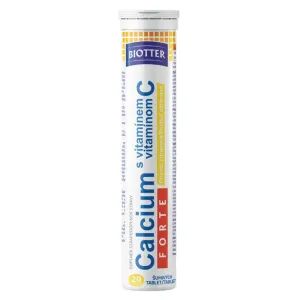 BIOTTER Calcium FORTE s vitamínom C citrón tablety 20 ks