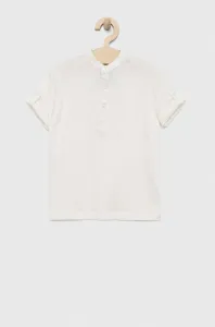Detské bavlnené tričko Birba&Trybeyond biela farba, s nášivkou #8165546