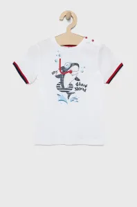 Detské bavlnené tričko Birba&Trybeyond biela farba, s potlačou #208783