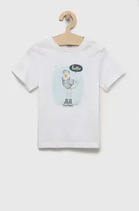 Detské bavlnené tričko Birba&Trybeyond biela farba, s potlačou #8617594
