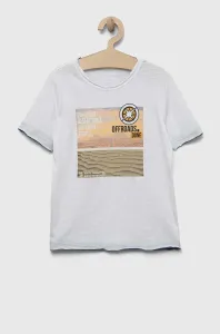 Detské bavlnené tričko Birba&Trybeyond biela farba, s potlačou #8612947
