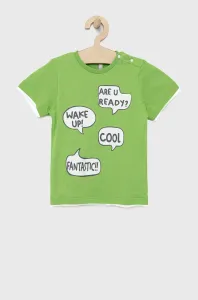 Detské bavlnené tričko Birba&Trybeyond zelená farba, s potlačou #6138502