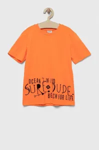 Detské tričko Birba&Trybeyond oranžová farba, s potlačou #8633653