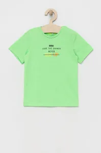 Detské tričko Birba&Trybeyond zelená farba, s potlačou #6904363