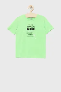 Detské tričko Birba&Trybeyond zelená farba, s potlačou #217657