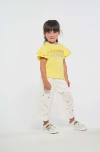 Detské tričko Birba&Trybeyond žltá farba