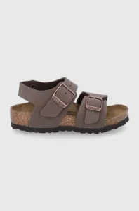 Detské sandále Birkenstock hnedá farba #6377118