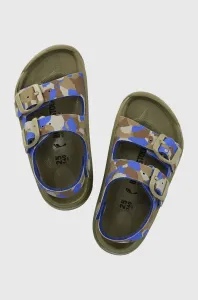 Detské sandále Birkenstock Mogami zelená farba #7521171