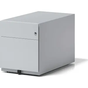 Pojazdný kontajner Note™, s 1 závesnou registratúrou, 1 univerzálnou zásuvkou BISLEY