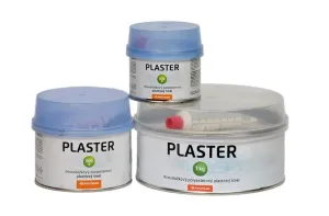 Tmel Polykar Plaster - jemný tmel na plasty 0,5 kg cierna