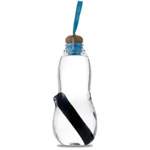 BLACK+BLUM Fľaša na vodu s binchotánom Eau Good, 800 ml, tritán, modrá