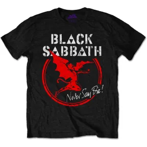 Black Sabbath tričko Archangel Never Say Die Čierna L