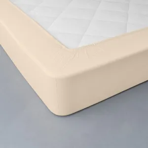 Jednofarebná napínacia posteľná plachta z džerseja s hĺbkou rohov 40 cm #9041098