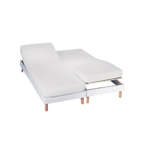 Napínacia jednofarebná plachta na polohovacie postele s hĺbkou rohov 26 cm #5782021