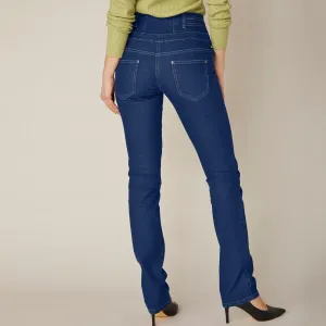 Rovné džínsy s vysokým pásom, pre vyššiu postavu #1274928