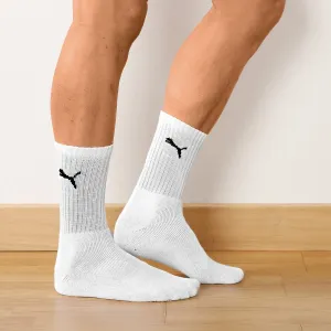 Športové ponožky PUMA, biele, súprava 6 párov #5757547