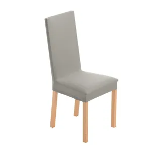 Pružný jednofarebný poťah na stoličku, sedadlo alebo sedadlo + ooperadlo #5758379