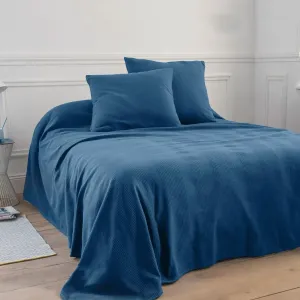 Jednofarebná tkaná prikrývka na posteľ, bavlna #5764190