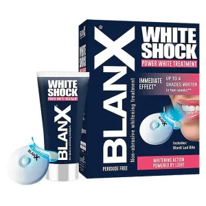 BlanX White Shock Power White Treatment zubná pasta zubná pasta 50 ml + LED aktivátor unisex