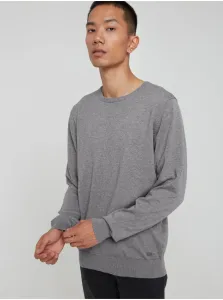 BLEND BHNOLEN PULLOVER Pánsky sveter, sivá, veľkosť #727160
