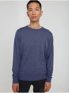 BLEND BHNOLEN PULLOVER Pánsky sveter, tmavo modrá, veľkosť #5574363