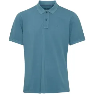 BLEND BHEDINGTON POLO Pánske polo tričko, modrá, veľkosť #7463092
