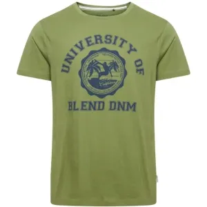BLEND TEE REGULAR FIT Pánske tričko, zelená, veľkosť