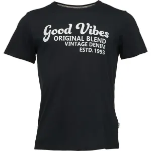 BLEND REGULAR FIT Pánske tričko, čierna, veľkosť #8479504