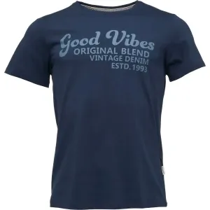 BLEND REGULAR FIT Pánske tričko, tmavo modrá, veľkosť #8343270