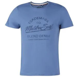 BLEND T-SHIRT SS Pánske tričko, modrá, veľkosť S