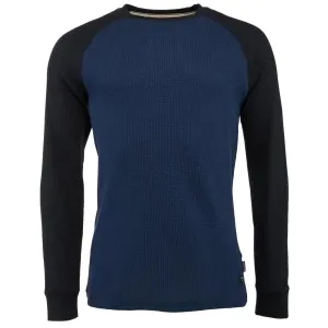 BLEND TEE REGULAR FIT LS Pánske tričko s dlhým rukávom, tmavo modrá, veľkosť #7985210