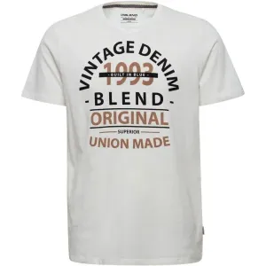 BLEND TEE REGULAR FIT Pánske tričko, biela, veľkosť XXL #7587695