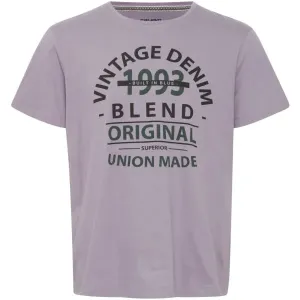 BLEND TEE REGULAR FIT Pánske tričko, fialová, veľkosť #7289044