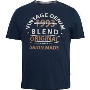 BLEND TEE REGULAR FIT Pánske tričko, tmavo modrá, veľkosť XL #7562956