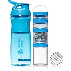Blender Bottle Sport Mixer® GoStak darčeková sada Blue (pre športovcov) farba