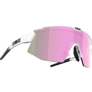 Bliz Breeze P52102-04 Matt White/Brown w Rose Multi plus Spare Lens Clear Cyklistické okuliare