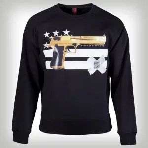 Blood In Blood Out Gun and Stripes Sweater - Size:M