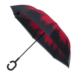 Blooming Brollies Dámsky palicový dáždnik Inside Out Red Daisy Umbrella EDIORD