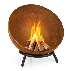 Blumfeldt Fireball Rust, ohnisko, Ø 60 cm, výklopný rošt, hrdzavý vzhľad