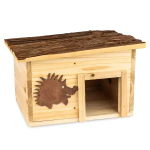 Blumfeldt Domček pre ježka, kŕmidlo, prezimovanie, 2 komory, jedľové drevo, neošetrený #1425874