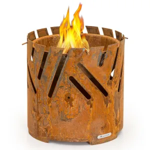 Blumfeldt Crown, ohnisko 3 v 1, Ø 46 cm, odolné voči vode a mrazu, grilovacia doska, grilovací rošt, bambusová doska #6110501