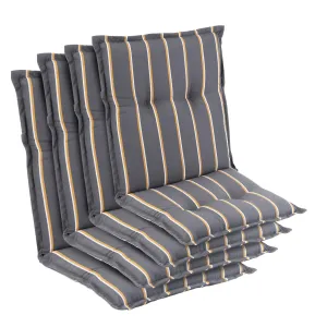 Blumfeldt Prato, čalúnená podložka, podložka na stoličku, podložka na nižšie polohovacie kreslo, na záhradnú stoličku, polyester, 50 × 100 × 8 cm #9599495
