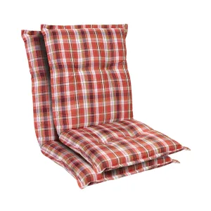 Blumfeldt Prato, čalúnená podložka, podložka na stoličku, podložka na nižšie polohovacie kreslo, na záhradnú stoličku, polyester, 50 × 100 × 8 cm, 2 x vankúš